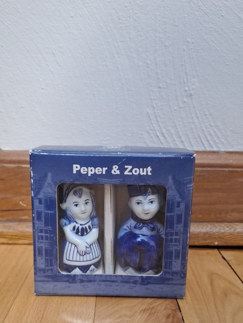 Blue Delft-Style Salt & Pepper Shaker Set
